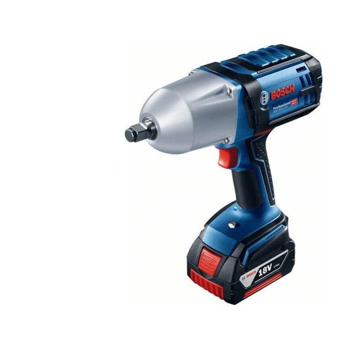 بکس ضربه ای شارژی بوش، با باتری 4 آمپر ساعت، مدل GDS 18 V-LI HT